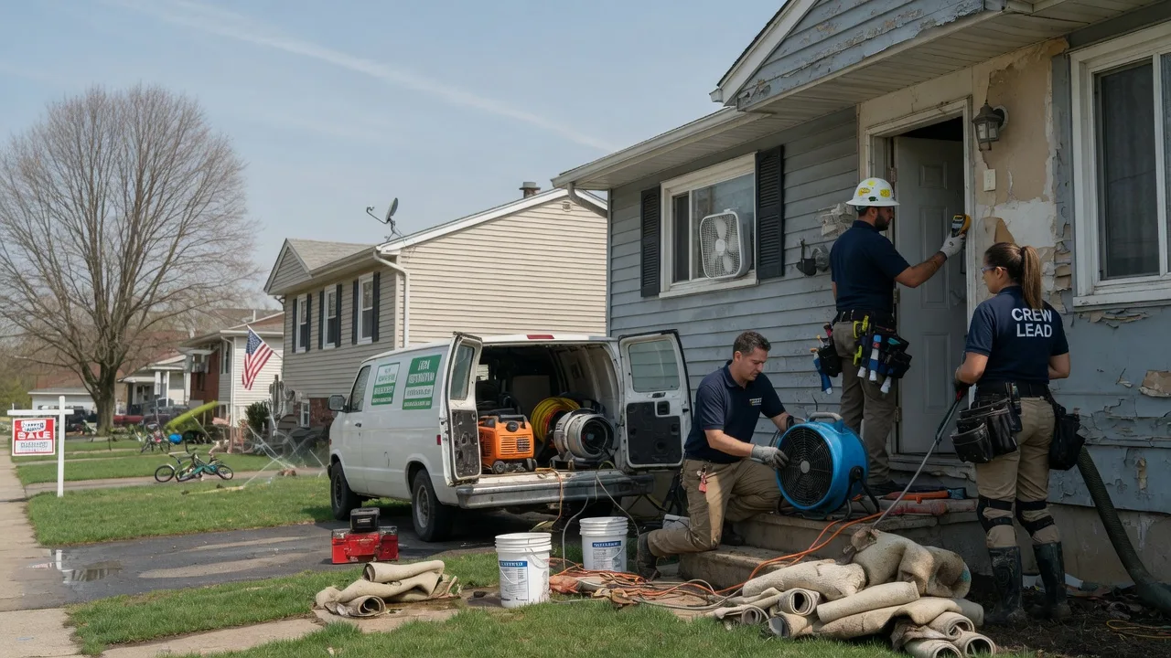 Flood Cleanup in Menominee, MI near me